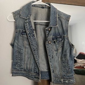 American Eagle Denim Vest